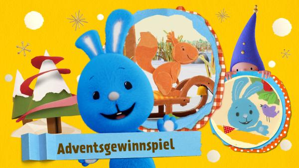 Bild 1 von 1: Kikaninchen braucht deine Hilfe. Was ist vom Schlitten gefallen?