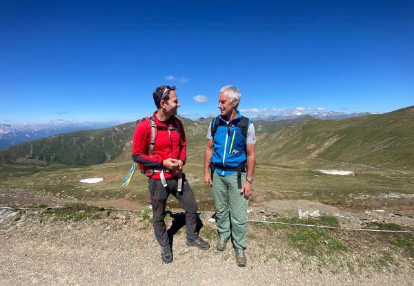 Bild 1 von 8: Im Bild: Alexander Rüdiger und Edi Unterweger.