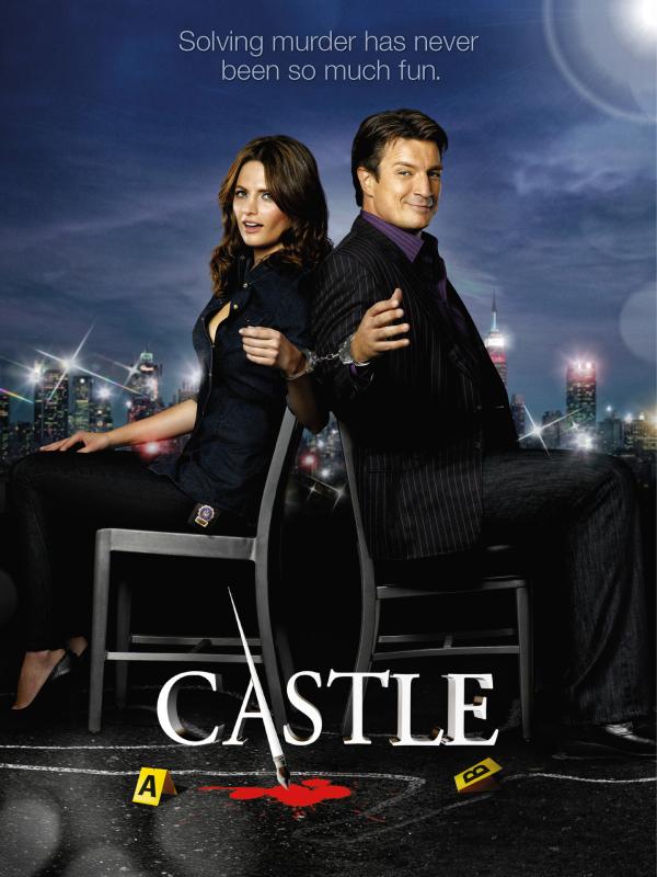 Bild 1 von 36: (3. Staffel) - Können weder mit noch ohne einander: Richard Castle (Nathan Fillion, r.) und Kate Beckett (Stana Katic, l.)
