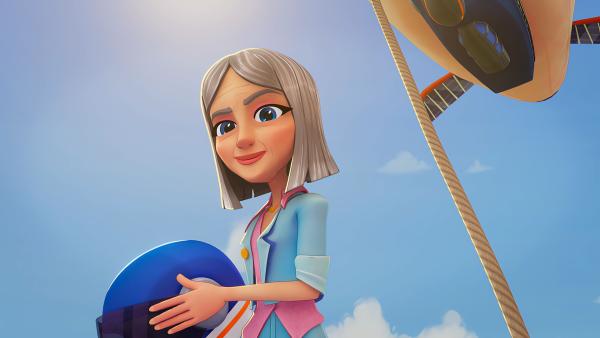 Bild 1 von 4: Wilhelmina kommt zu Besuch.© KiKA/MACK Magic/Der Kinderkanal von ARD und ZDF, 2025- Honorarfreie Verwendung gemäß AGB im redaktionellen Zusammenhang mit genannter Sendung bei Nennung \