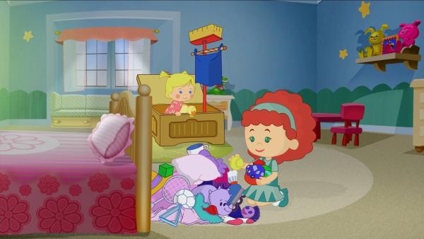 Bild 1 von 6: Zoé und Tanja spielen im Kinderzimmer.