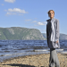 Die Frau am Strand