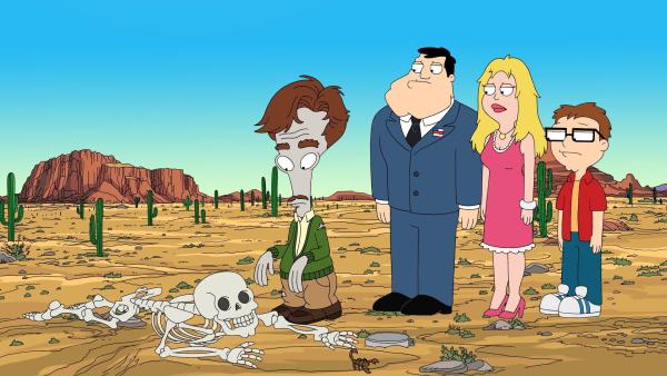 Bild 1 von 8: (v.l.n.r.) Roger; Stan Smith; Francine Smith; Steve Smith