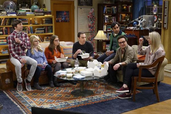 Bild 1 von 8: Haben alle mit ganz unterschiedlichen Projekten zu tun: (v.l.n.r.) Howard (Simon Helberg), Bernadette (Melissa Rauch), Amy (Mayim Bialik), Sheldon (Jim Parsons), Raj (Kunal Nayyar), Leonard (Johnny Galecki) und Penny (Kaley Cuoco) ...