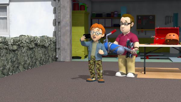 Bild 1 von 3: Starreporter Norman will für Pontypandy Planet von Joes neuster Erfindung, dem \