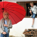 Frühling - Mit Regenschirmen fliegen