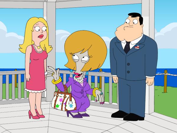Bild 1 von 8: (v.l.n.r.) Francine Smith; Roger; Stan Smith