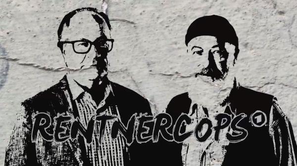 Bild 1 von 2: Zwei neue ?Rentnercops? treten ihren Dienst im Kommissariat 5 in Köln an: die Kommissare a.D. Reinhard Bielefelder (Bill Mockridge, r.) und Klaus Schmitz (Hartmut Volle, l.). Logo zur Serie