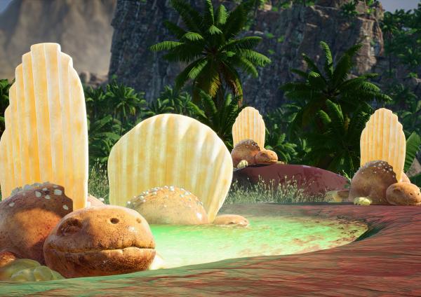 Bild 1 von 4: So ein heißes Bad gefällt den Kartofflodons.