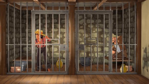 Bild 1 von 3: Huck sitzt im Gefängnis.