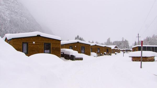Bild 1 von 8: Im Bild: Mobilehomes in Leutasch der holländischen Gruppe EuroParcs am Seefelder Plateau.