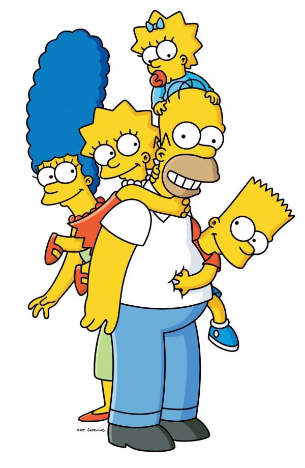 Bild 1 von 19: (19. Staffel) - Die Simpsons sind eine nicht alltägliche Familie: (v.l.n.r.) Marge, Lisa, Homer, Maggie und Bart ...