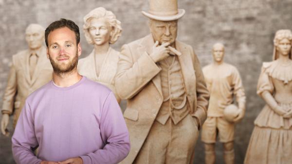 Bild 1 von 10: Psychologe Leon Windscheid führt anhand prominenter Persönlichkeiten wie  Kaiserin Sisi, Winston Churchill oder Marilyn Monroe durch die Geschichte der Krankheit Depression.