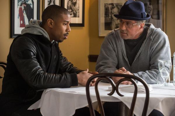 Bild 1 von 4: Adonis Johnson (Michael B. Jordan, l.); Rocky Balboa (Sylvester Stallone, r.)