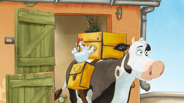Bild 1 von 6: Lieselotte, die Postkuh!