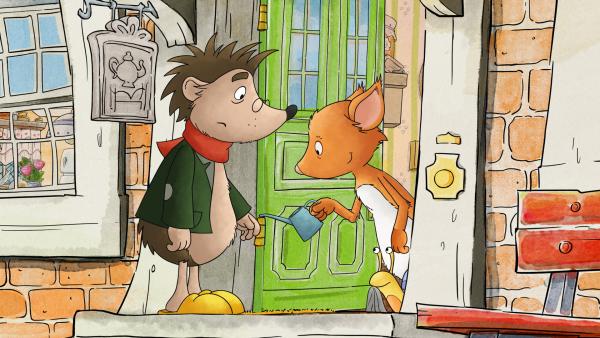 Bild 1 von 2: Wer darf Tildas Tür ölen? Zwischen Rupert und Edna kommt es zum Streit.