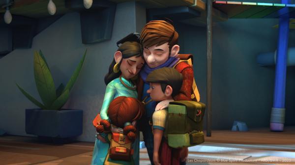 Bild 1 von 5: Die Davenports nehmen Abschied von ihrem Zuhause.