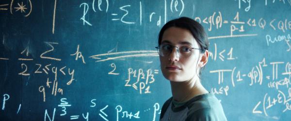 Bild 1 von 4: Die Pariser Doktorandin Marguerite (Ella Rumpf) lebt für die Mathematik.