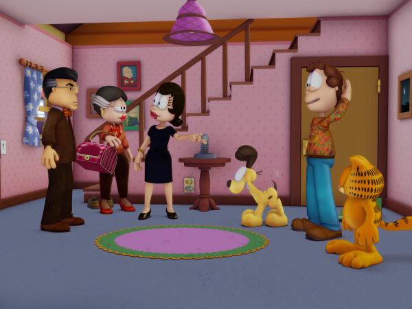 Bild 1 von 2: Jon ist furchtbar aufgeregt, weil die Eltern von Liz zu Besuch kommen. Er will natürlich einen guten Eindruck machen, deshalb müssen die Tiere sich vorbildlich benehmen.