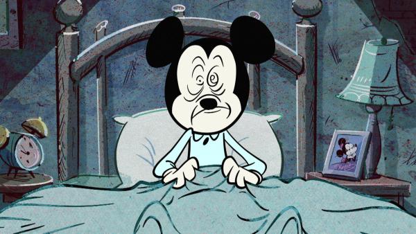 Bild 1 von 5: Ein müder Micky würde so gern von Minnie träumen, aber er wird immer wieder dabei gestört.