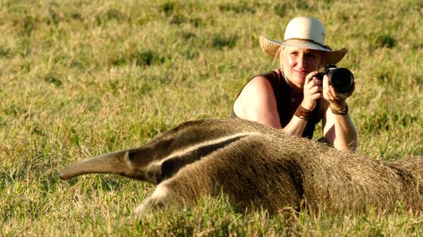 Bild 1 von 2: Manche Ameisenbären kennt Lydia schon seit vielen Jahren. Es ist dann immer so, als würde man eine alte Bekannte treffen.