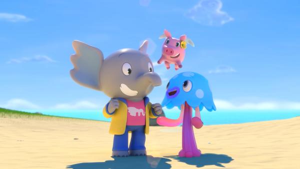 Bild 1 von 1: Mamfie, Takolo und Pinkie sind die besten Freunde.