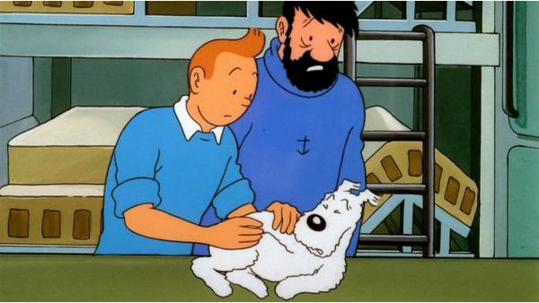 Bild 1 von 3: Oberst Jorgen versucht die Mondexpedition zu sabotieren, wird jedoch überwältigt. Auf der Rakete gibt es zu viel Passagiere und der Sauerstoffmangel bedeutet eine Bedrohung für das Leben aller. Einzig Tim kann die Rakete noch steuern, aber auch er wird zunehmend schwächer.