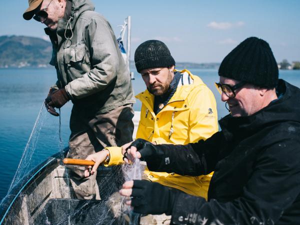 Bild 1 von 10: Florian Holzer (Gastronomiekritiker), Ingo Pertramer (Fotograf), Thomas Nowak (Koch).
