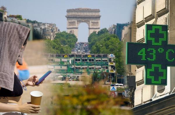 Bild 1 von 2: Bald 50 Grad in Paris?