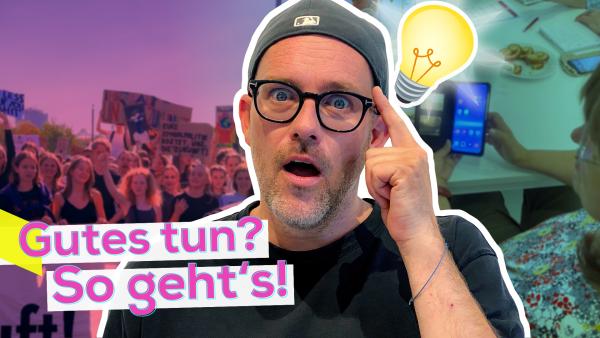 Bild 1 von 1: Ben begleitet eine Demo von \