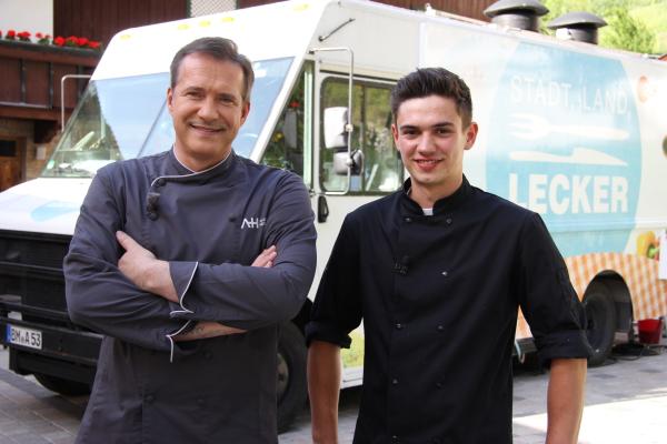 Bild 1 von 2: Alexander Herrmann und Hannes Heim.