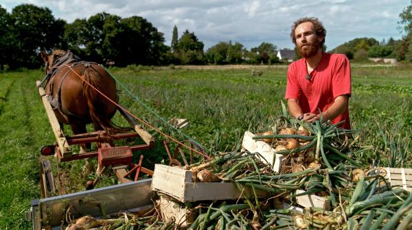 Bild 1 von 3: Gabriel Argon betreibt seine kleine Landwirtschaft mit einem \