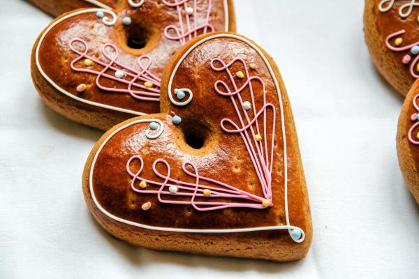 Bild 1 von 4: Lebkuchenherzen.