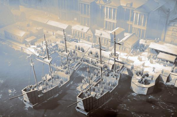 Bild 1 von 7: Nach dem Extremwinter 1709 stranden in London Tausende deutschsprachige Auswanderer auf dem Weg nach Nordamerika, genannt ?Poor Palatines?.