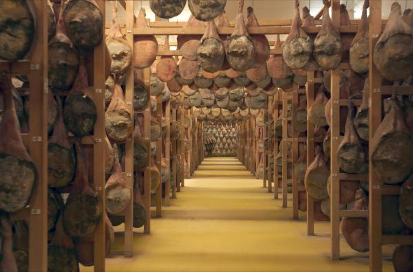 Bild 1 von 4: Das baskische Kintoa-Schwein liefert den begehrten Kintoa-Schinken ? zwei Jahre muss er reifen und trocknen.